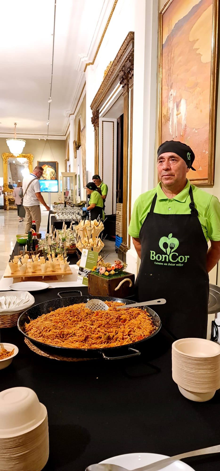 Servicio de catering BonCor en evento