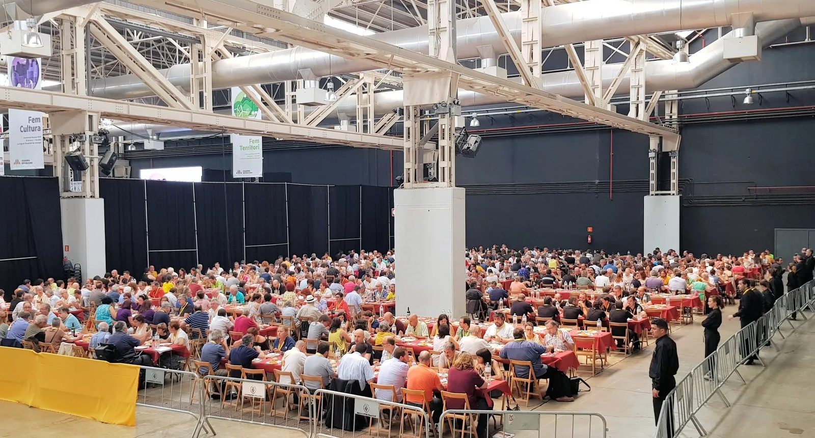 Cena Conferencia Nacional Izquierda Republicana de Cataluña - En la Farga de L Hospitalet de Llobregat